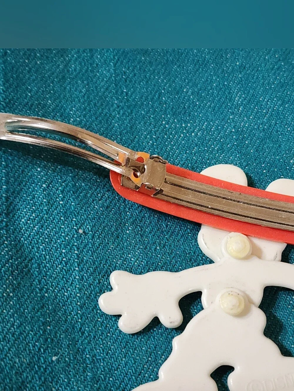 Vintage Disney Mickey Mouse Articulated Moving Hair Barrette Clip 80s 90s